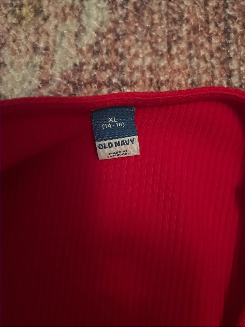 Girls Red Long-Sleeve Skirted Dress